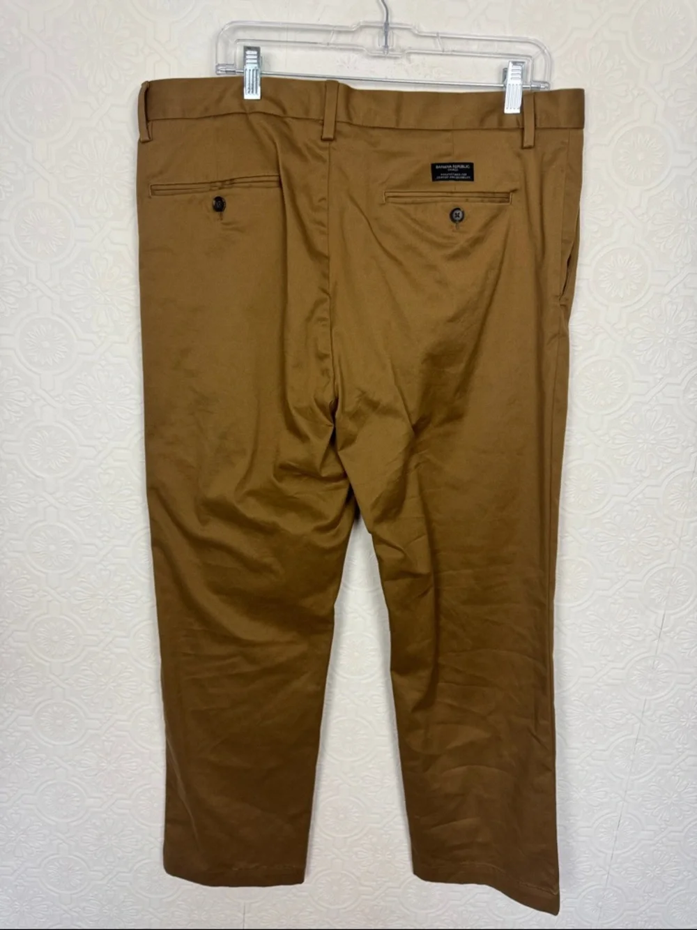 Banana Republic‎ Aiden Slim Fit Chinos Men’s 36x30 Brown Stretch Cotton Pants